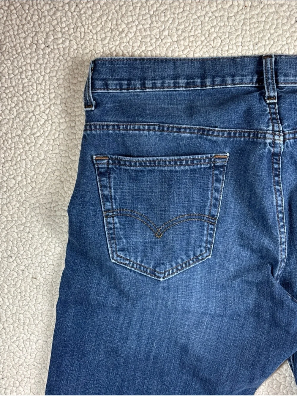 Levi Strauss & Co 569 Loose Straight Men’s W32 L30 Cotton Medium Wash Blue Jeans